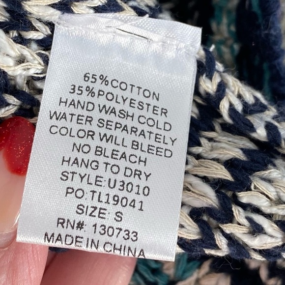 UMGEE Open Front Cascading Patterned Longline Cardigan - Picture 12 of 12